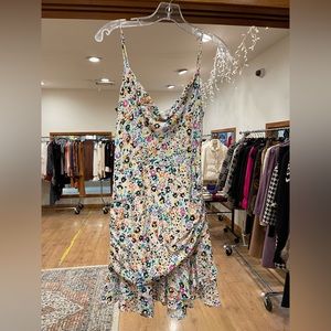 Milly flower printed mini dress